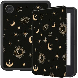 Imoshion Design Slim Soft Case Sleepcover voor de Kobo Clara 2E / Tolino Shine 4 - Stars Sky Meerkleurig - 6
