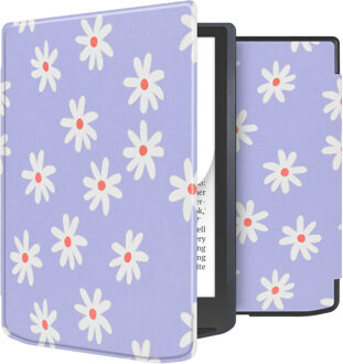 Imoshion Design Slim Soft Case Sleepcover voor de Pocketbook InkPad Color 3 / InkPad 4 - Flowers Distance Meerkleurig - 7.8
