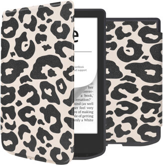 Imoshion Design Slim Soft Case Sleepcover voor de Pocketbook Verse / Verse Pro / Verse Pro Color / Vivlio Light / Light HD - Leopard Zwart - 6