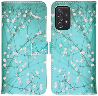 Imoshion Design Softcase Book Case Samsung Galaxy A72 hoesje - Bloesem