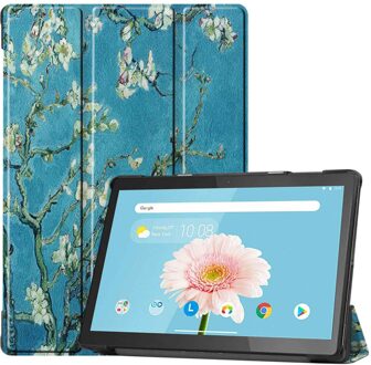 Imoshion Design Trifold Bookcase Lenovo Tab M10 - Groene Plant