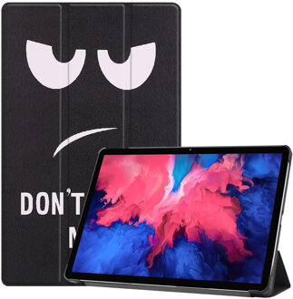 Imoshion Design Trifold Bookcase Lenovo Tab P11 tablethoes - Don't touch