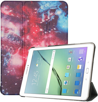 Imoshion Design Trifold Bookcase Samsung Galaxy Tab S2 9.7 tablethoes - Space Design