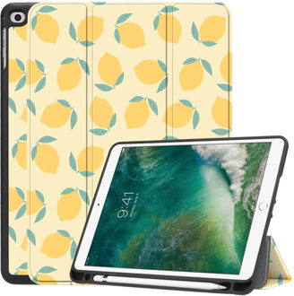Imoshion Design Trifold Bookcase voor de Apple iPad 6 (2018) 9.7 inch / iPad 5 (2017) 9.7 inch / Air 2 (2014)/Air 1 (2013) - Citrus Dream Meerkleurig
