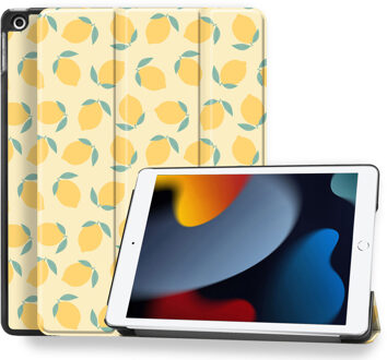 Imoshion Design Trifold Bookcase voor de Apple iPad 9 (2021) 10.2 inch / iPad 8 (2020) 10.2 inch / iPad 7 (2019) 10.2 inch - Citrus Dream Meerkleurig