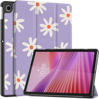 Imoshion Design Trifold Bookcase voor de Lenovo Tab (2025) - Flowers Distance Meerkleurig - 10.1
