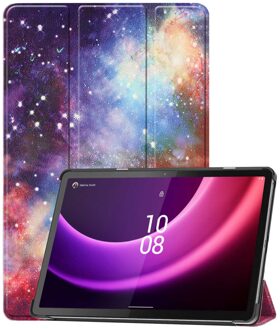 Imoshion Design Trifold Bookcase voor de Lenovo Tab P11 (2nd gen) - Space Meerkleurig - 11.5