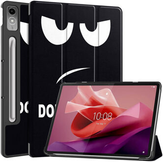 Imoshion Design Trifold Bookcase voor de Lenovo Tab P12 - Don't touch Meerkleurig - 10.6