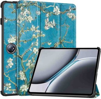 Imoshion Design Trifold Bookcase voor de OnePlus Pad 2 - Green Plant Meerkleurig - 12.1