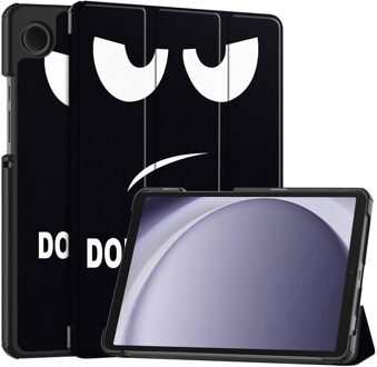 Imoshion Design Trifold Bookcase voor de Samsung Galaxy Tab A11 / A9 8.7 inch - Don't touch Meerkleurig
