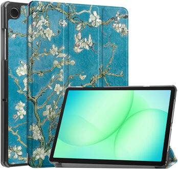 Imoshion Design Trifold Bookcase voor de Samsung Galaxy Tab A11 Plus - Green Plant Meerkleurig - 11