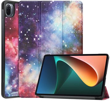 Imoshion Design Trifold Bookcase voor de Xiaomi Pad 5 / 5 Pro - Space Meerkleurig - 11