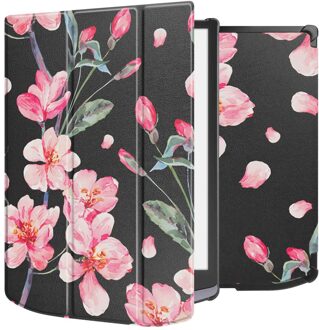 Imoshion Design Trifold Hard Case Sleepcover voor de Pocketbook InkPad X Pro - Blossom Meerkleurig - 10.3