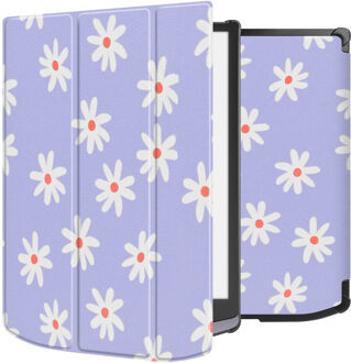 Imoshion Design Trifold Hard Case Sleepcover voor de Pocketbook InkPad X Pro - Flowers Distance Meerkleurig - 10.3