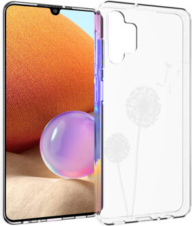 Imoshion Design voor de Samsung Galaxy A32 (4G) hoesje - Paardenbloem - Wit