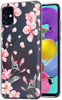 Imoshion Design voor de Samsung Galaxy A51 hoesje - Bloem - Roze