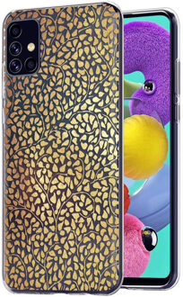 Imoshion Design voor de Samsung Galaxy A51 hoesje - Grafisch - Goud