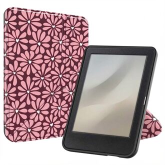 Imoshion Design Vouwbare Bookcase voor de Kobo Clara Colour / BW - Bloom Love Blush Meerkleurig - 6