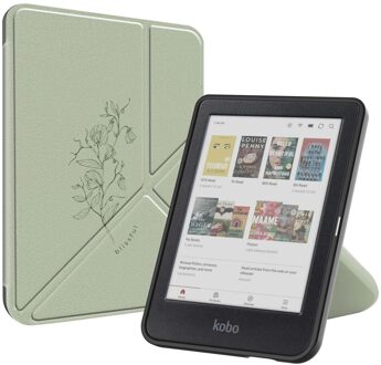 Imoshion Design Vouwbare Bookcase voor de Kobo Clara Colour / BW - Floral Green Meerkleurig - 6