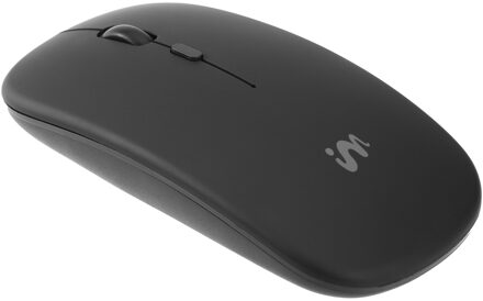 Imoshion Draadloze muis - Oplaadbare computermuis + 2.4G USB-A adapter - Zwart - One size