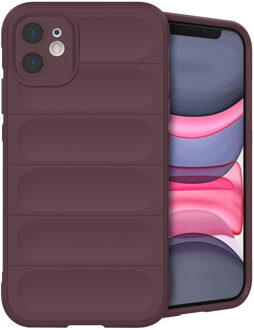Imoshion EasyGrip Backcover voor de Apple iPhone 11 - Aubergine