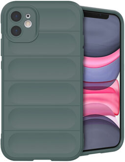 Imoshion EasyGrip Backcover voor de Apple iPhone 11 - Donkergroen