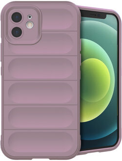 Imoshion EasyGrip Backcover voor de Apple iPhone 12 - Paars