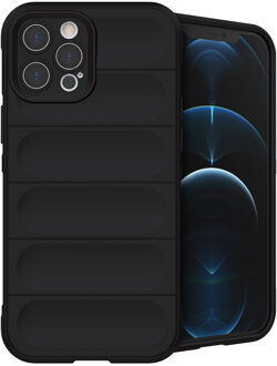 Imoshion EasyGrip Backcover voor de Apple iPhone 12 Pro Max - Zwart