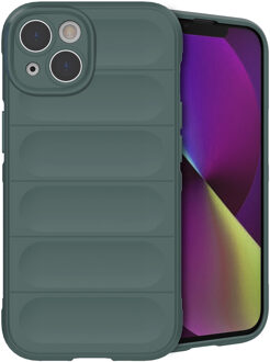 Imoshion EasyGrip Backcover voor de Apple iPhone 14 - Donkergroen