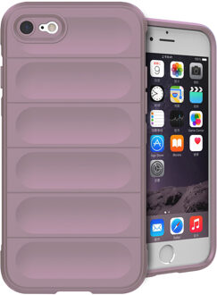 Imoshion EasyGrip Backcover voor de Apple iPhone SE (2022 / 2020) / 8 / 7 - Paars