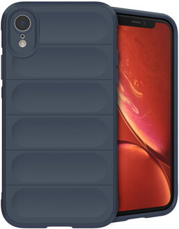 Imoshion EasyGrip Backcover voor de Apple iPhone Xr - Donkerblauw
