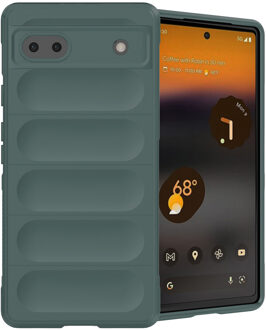Imoshion EasyGrip Backcover voor de Google Pixel 6a - Donkergroen