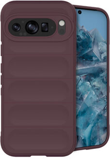 Imoshion EasyGrip Backcover voor de Google Pixel 9 / 9 Pro - Aubergine Lila