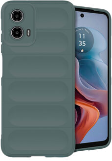 Imoshion EasyGrip Backcover voor de Motorola Moto G34 - Donkergroen
