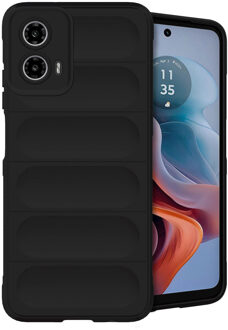 Imoshion EasyGrip Backcover voor de Motorola Moto G34 - Zwart