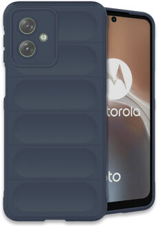 Imoshion EasyGrip Backcover voor de Motorola Moto G54 - Donkerblauw