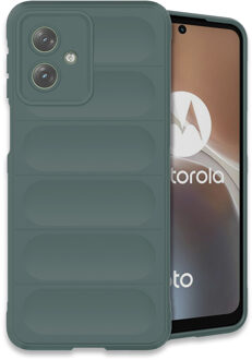 Imoshion EasyGrip Backcover voor de Motorola Moto G54 - Donkergroen