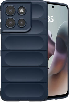 Imoshion EasyGrip Backcover voor de Motorola Moto G56 - Donkerblauw