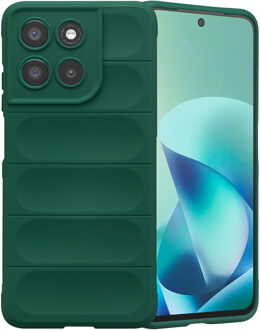 Imoshion EasyGrip Backcover voor de Motorola Moto G57 Power - Donkergroen