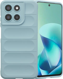 Imoshion EasyGrip Backcover voor de Motorola Moto G57 Power - Lichtblauw