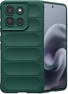 Imoshion EasyGrip Backcover voor de Motorola Moto G86 - Donkergroen