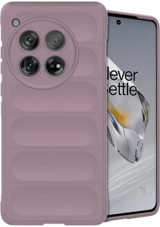Imoshion EasyGrip Backcover voor de OnePlus 12 - Paars