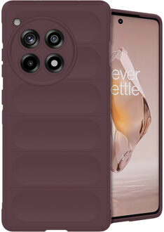 Imoshion EasyGrip Backcover voor de OnePlus 12R - Aubergine