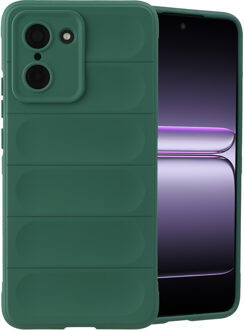 Imoshion EasyGrip Backcover voor de OnePlus Nord CE5 - Donkergroen