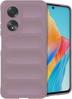 Imoshion EasyGrip Backcover voor de Oppo A58 - Paars