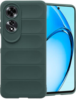 Imoshion EasyGrip Backcover voor de Oppo A60 4G - Donkergroen