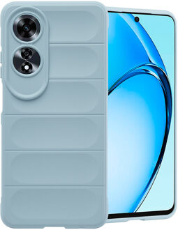 Imoshion EasyGrip Backcover voor de Oppo A60 4G - Lichtblauw