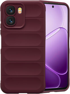 Imoshion EasyGrip Backcover voor de Oppo A6x (4G/5G) - Aubergine Paars