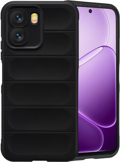 Imoshion EasyGrip Backcover voor de Oppo A6x (5G) - Zwart