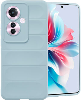 Imoshion EasyGrip Backcover voor de Oppo Reno 11 F - Lichtblauw